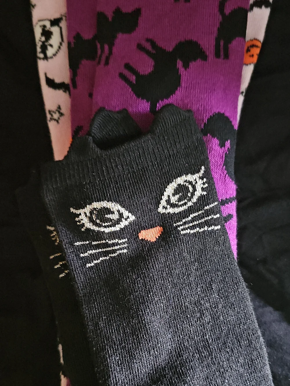 Girl's Socks The Children's Place Crew 3 Pack Size Large Shoe Size 3-6 New Black